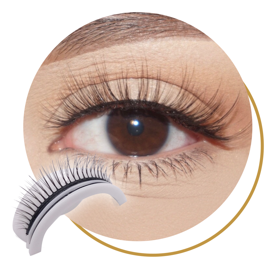 WATERPROOF & REUSABLE SELF-ADHESIVE EYELASHES