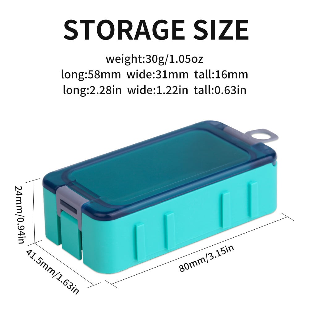 Magnetic fish hook storage cube