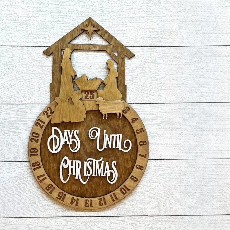 💥Christmas Sale 57% Off - 🗓Rotating Christmas Countdown Calendar
