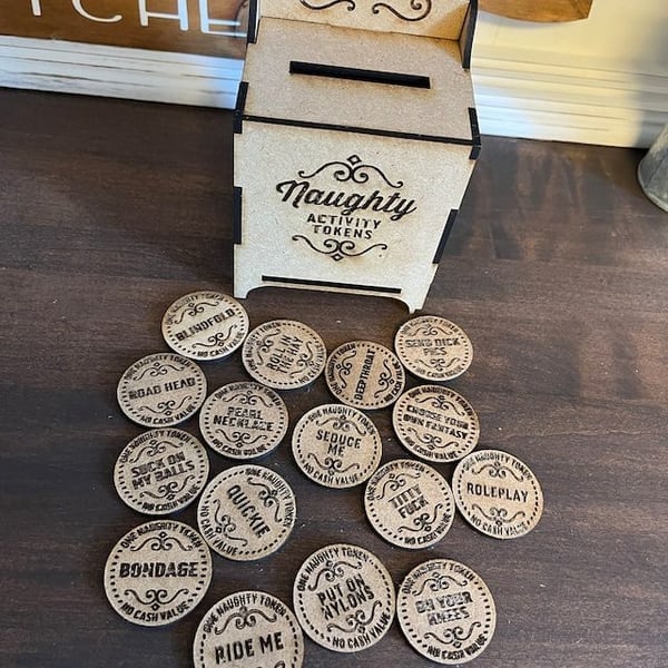 Bang Box Set, Naughty Activity Tokens For Couples