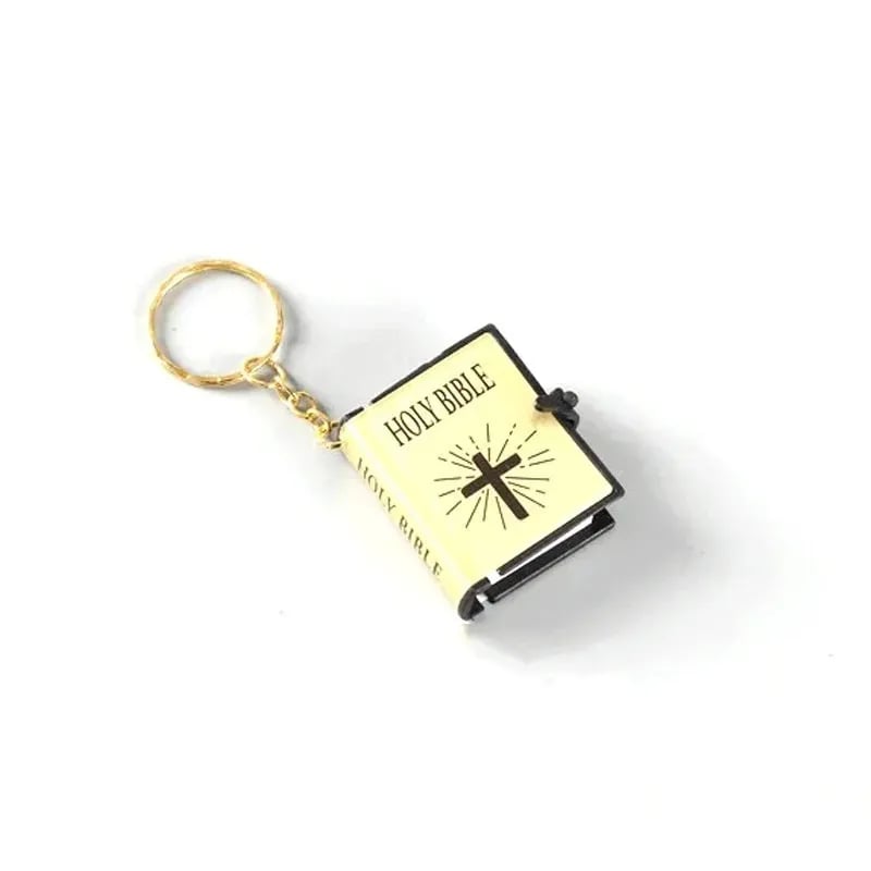 🔥LAST DAY 50% OFF - 📚✨Mini Bible Keychain Pendant