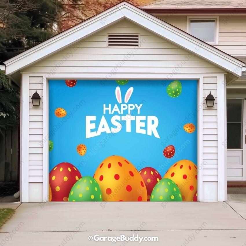 Garage Buddy | Happy Easter | Festive Garage Door Cover