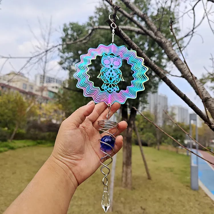 🔥LAST DAY 50% OFF - ✨🌈Colorful Rotating Wind wheel Pendant✨