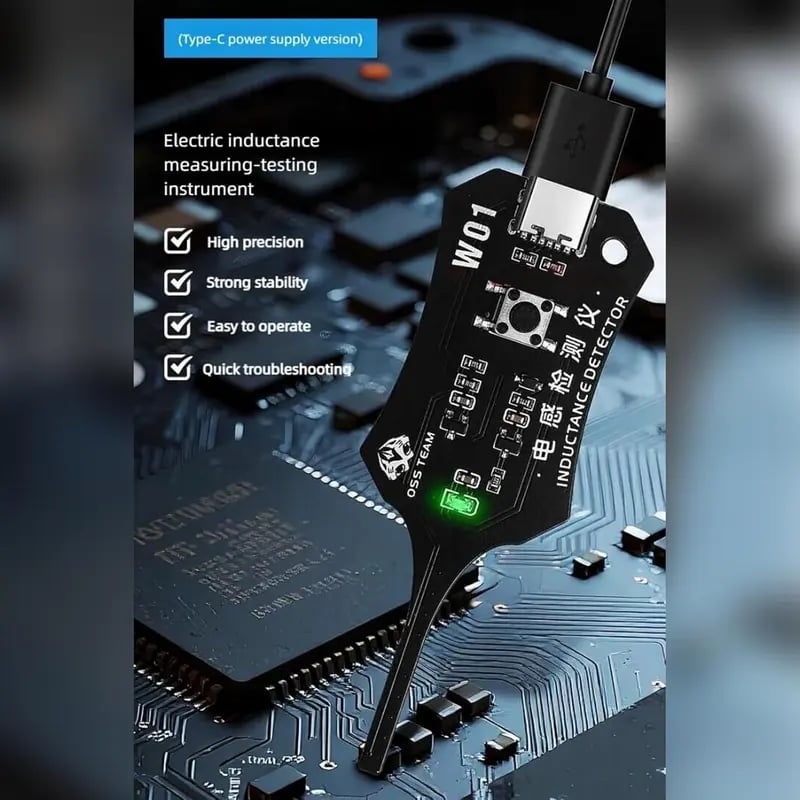 🚀 Type-C Inductor Tester: Professional Phone Motherboard Coil & Circuit Repair Tool