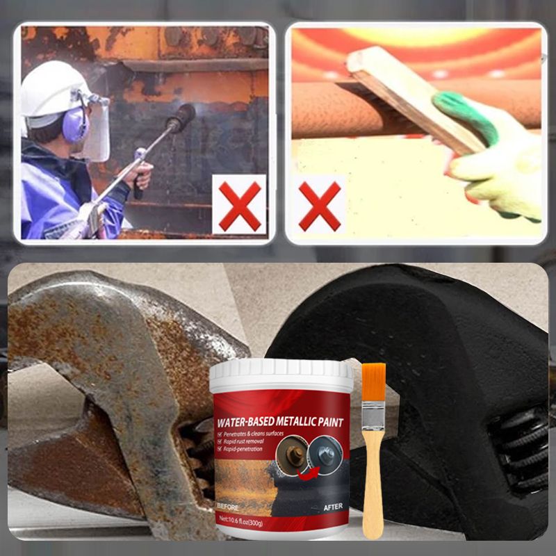 🔥Limited-time 50% off!!🔥Rust Removal Converter Metallic Paint