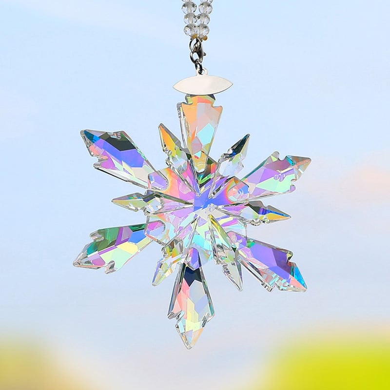 🔥LAST DAY 50% OFF - ❄️🌈Crystal Snowflake Suncatcher