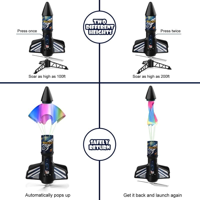 🔥Limited-time discount of 49%🔥Electric Self-Launching Rocket Toy 🚀