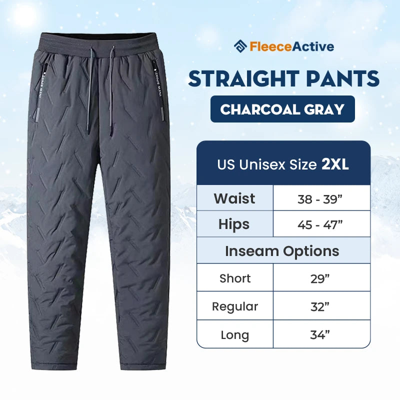 Melly Charm FleeceActive - Unisex Fleece-Lined Waterproof Pants