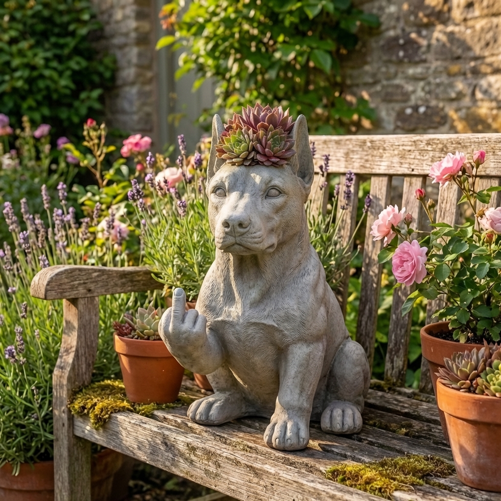 Funny French Bulldog Planter – Your Plants Just Got Attitude 🌿🐶