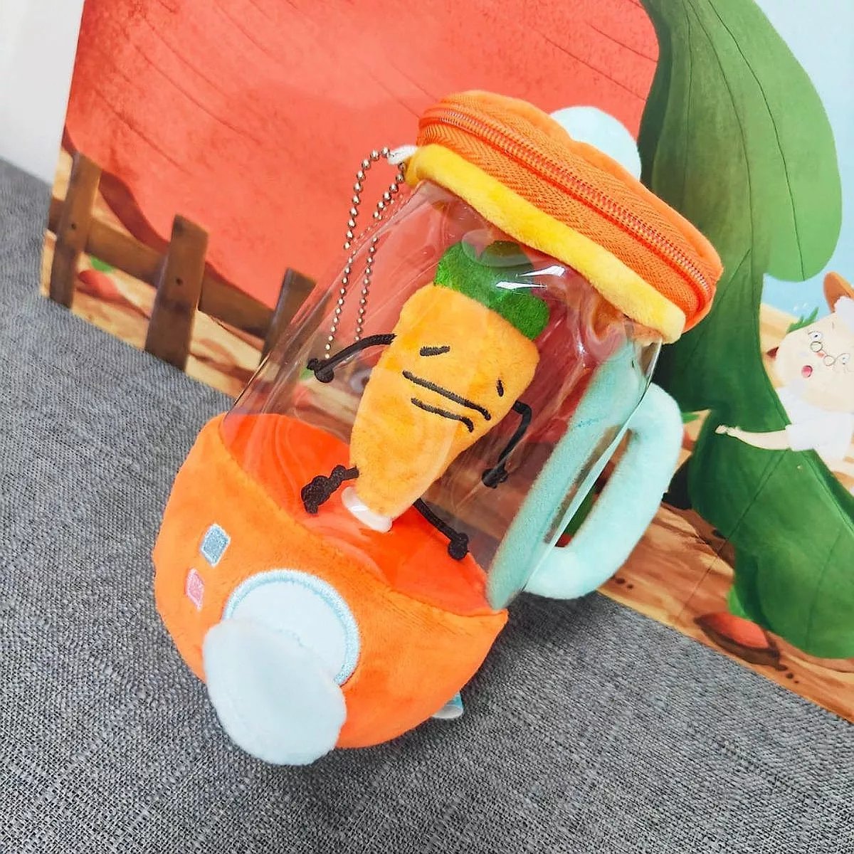 🥕 Carrot Squeezer Plush Doll – The Cutest Stress Reliever! 🧸
