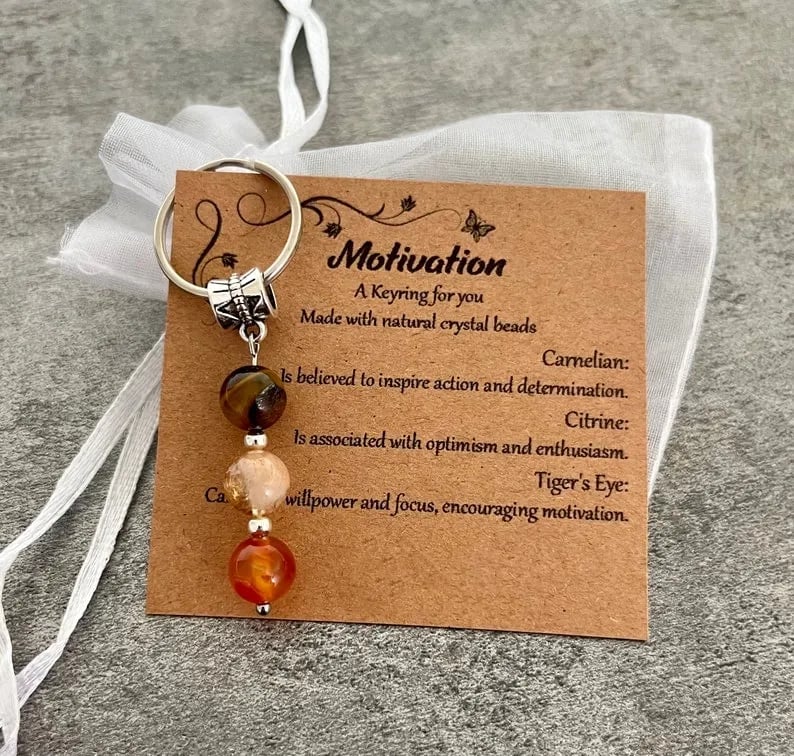 🔥LAST DAY 50% OFF - 🌟Natural crystal keychain 🌟