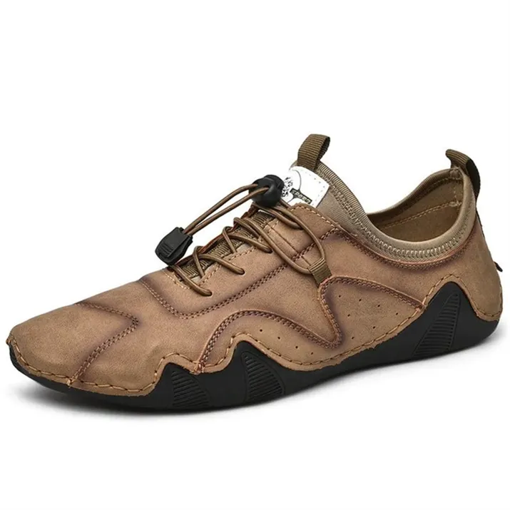 Men's Handmade Non Slip Soft Casual Flats Driving Shoes Boat Shoes