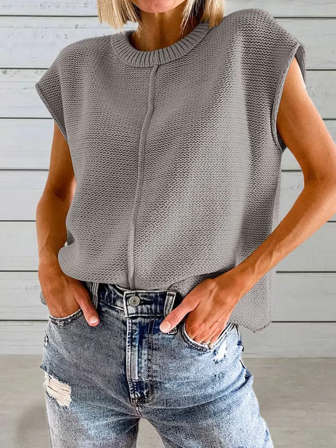 Women's casual knitted top