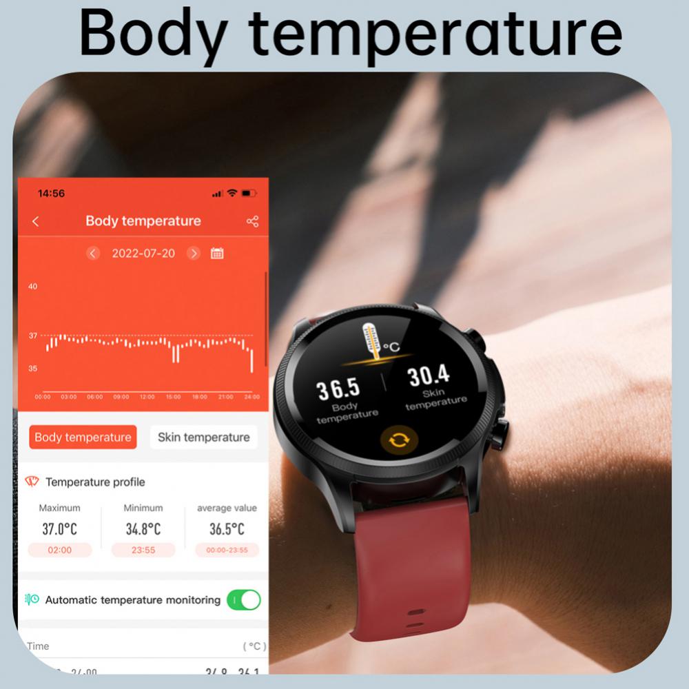 Libiyi Non-Invasive Blood Glucose Test Smartwatch (Only For Reference. Cannot Replace Actual Medical Test Kits)