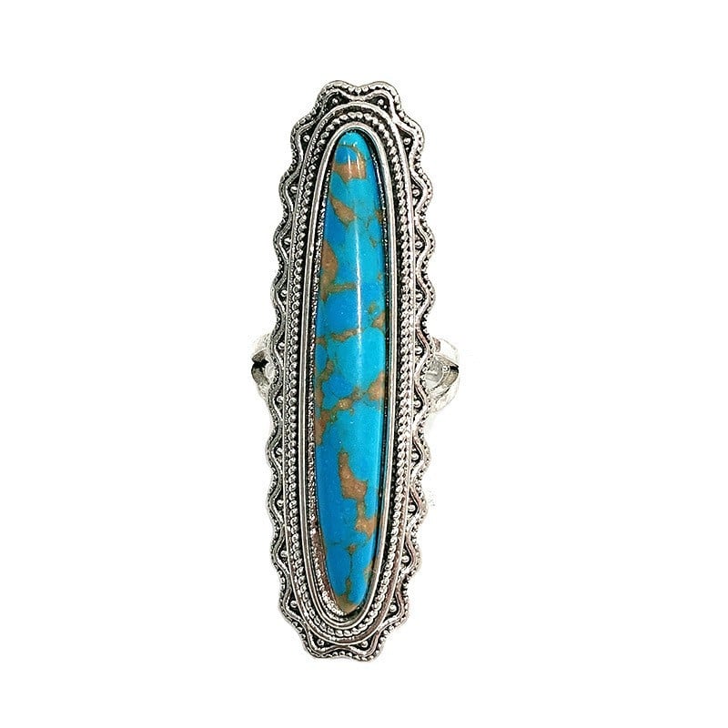 Vintage Boho Turquoise Ring 💍