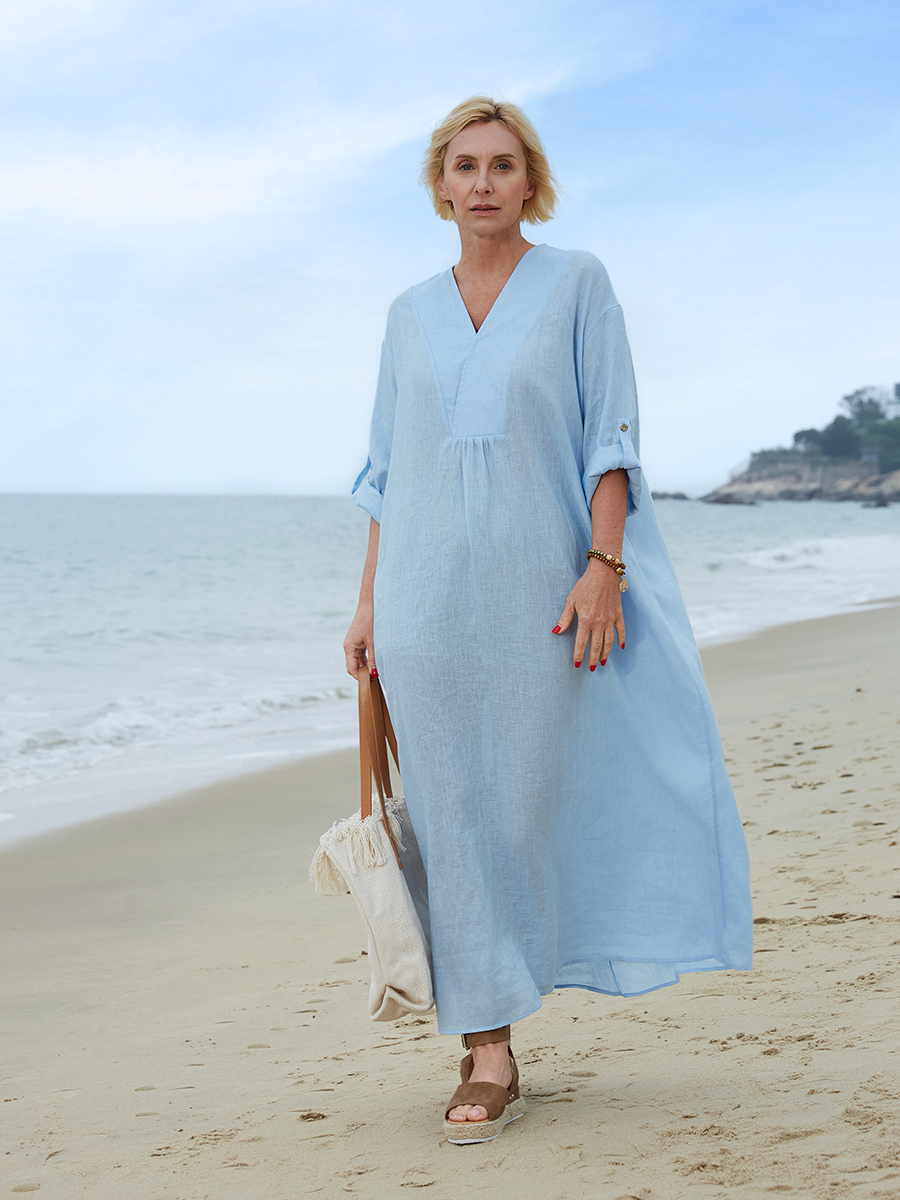 Linen Women's Comfortable Linen Dress