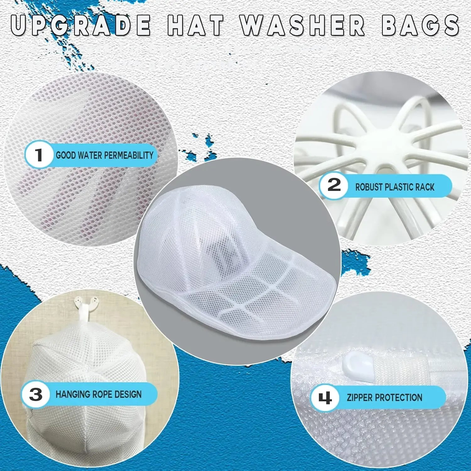 🔥Last Day 49% OFF - 🧢Hat Washer Cage for Baseball Cap