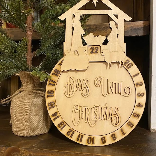 💥Christmas Sale 57% Off - 🗓Rotating Christmas Countdown Calendar