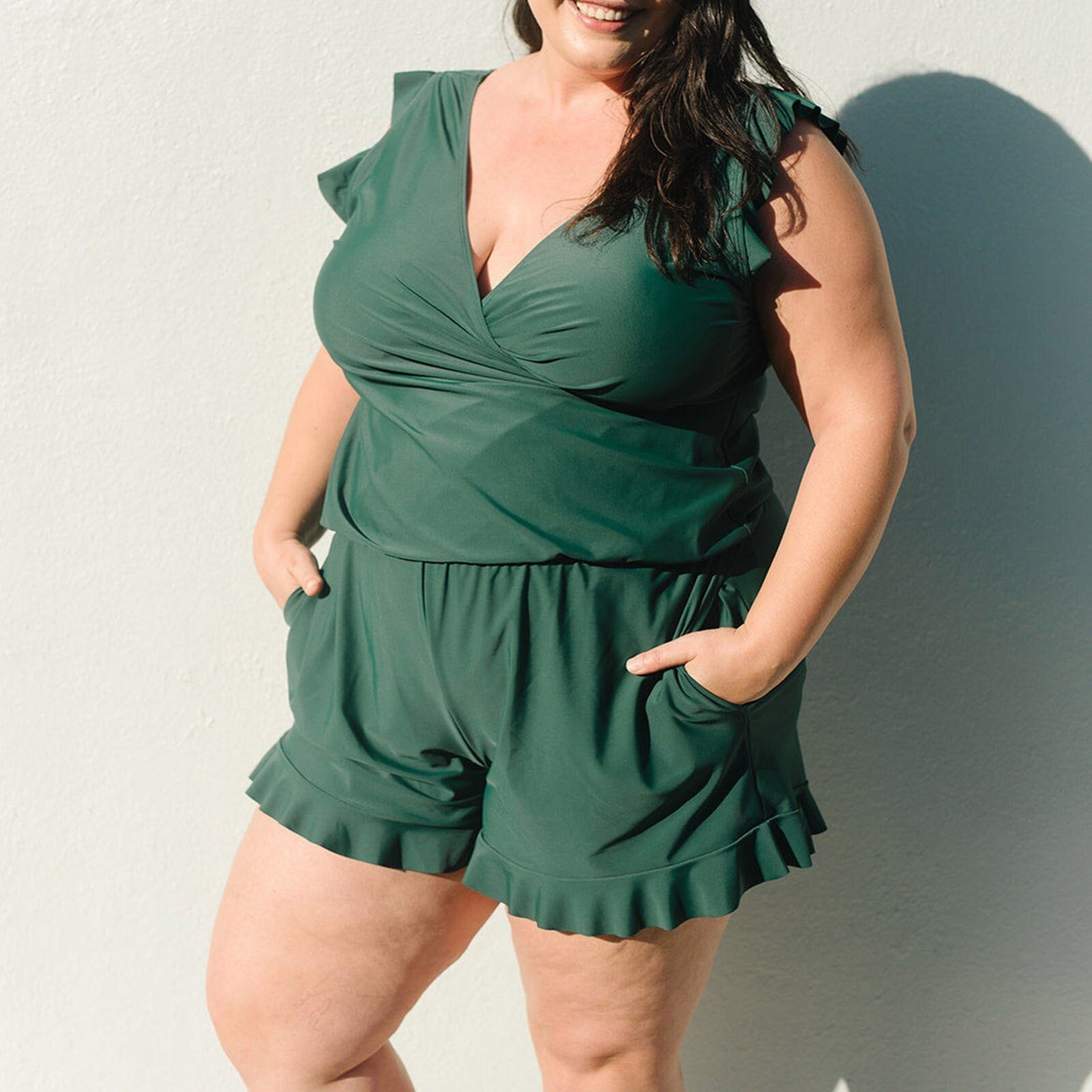 HoneyMark LAST DAY 49% OFF🔥Built-in bra and Leggings Swim Romper(Buy 2 Free Shipping)