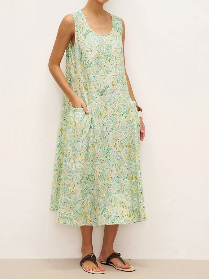 Women's Spring Summer Geometric Holiday Dress