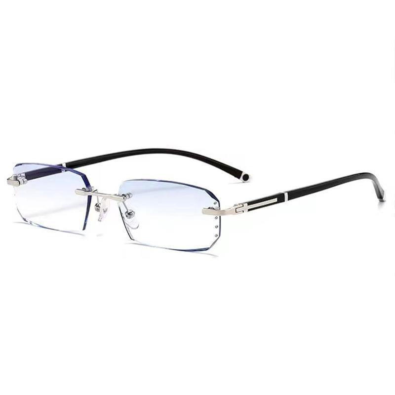 ❤️‍🔥Metal frameless trimmed high-end reading glasses👓️,imported materials,Limited-time sale 50% Off