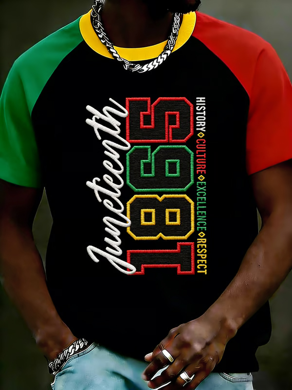 Men's Juneteenth 1865 Art Print T-Shirt