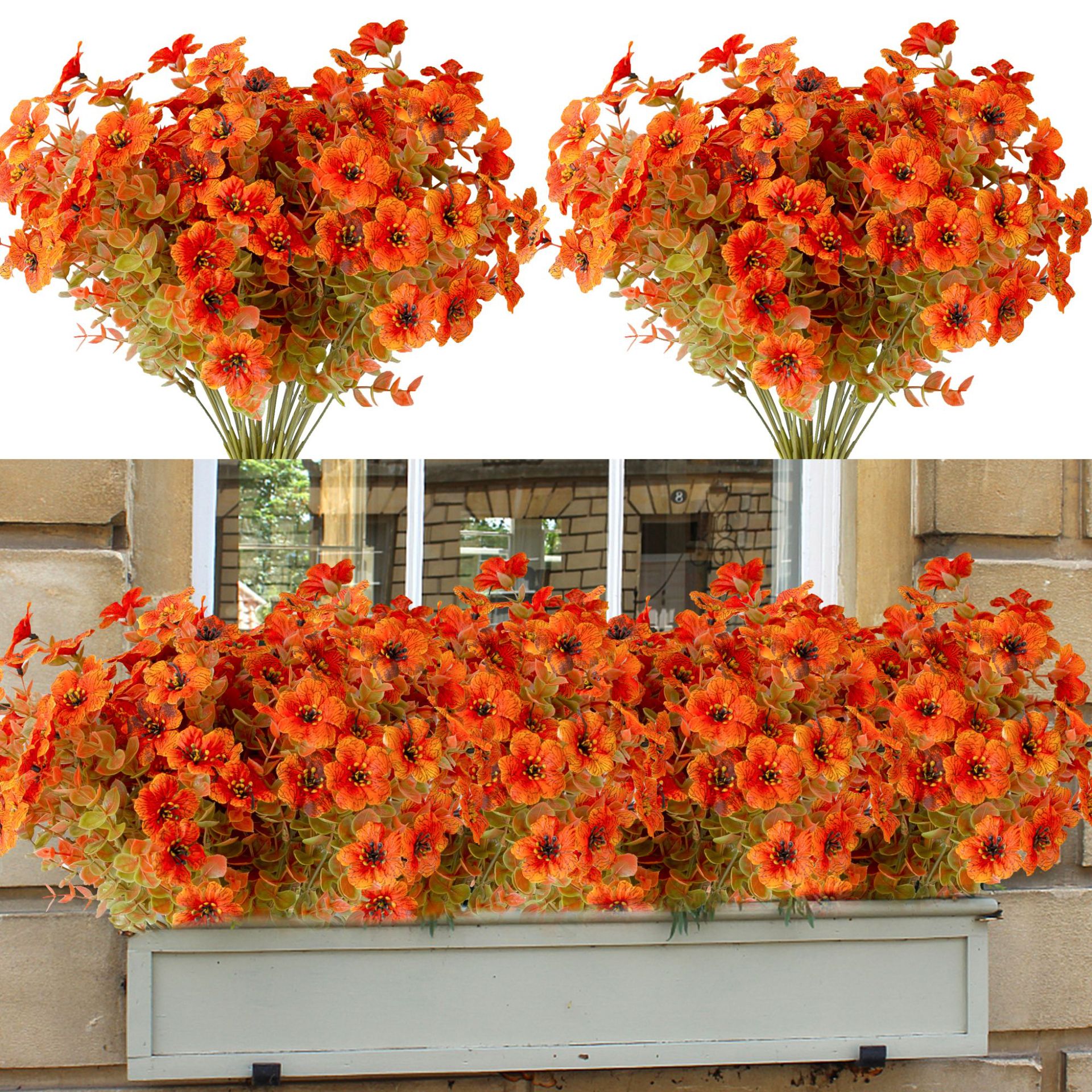 Economicalk🍁Fall Artificial Flowers for Outdoors