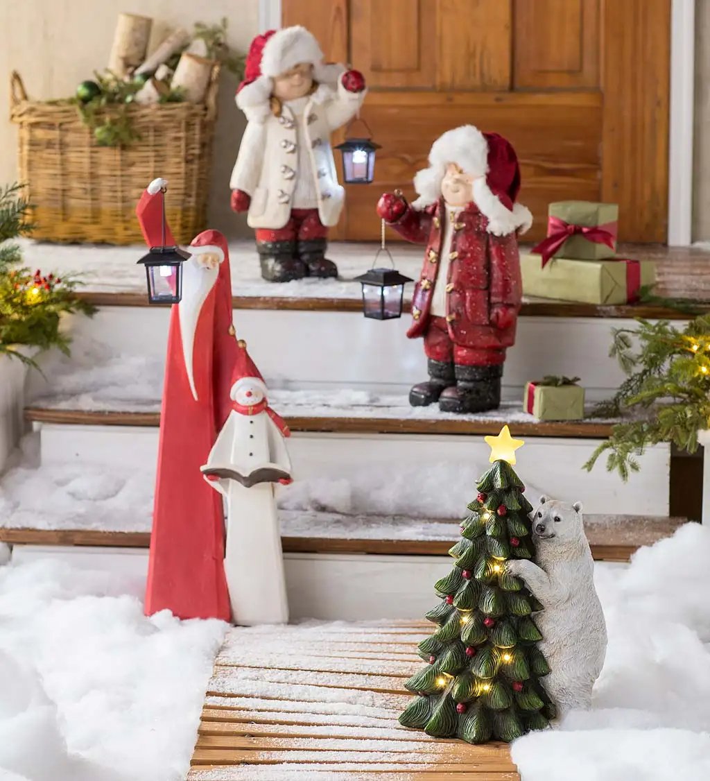 Oncandforal🔥Flash Sale - 49% OFF 🎄Children with Solar Lantern Figurines