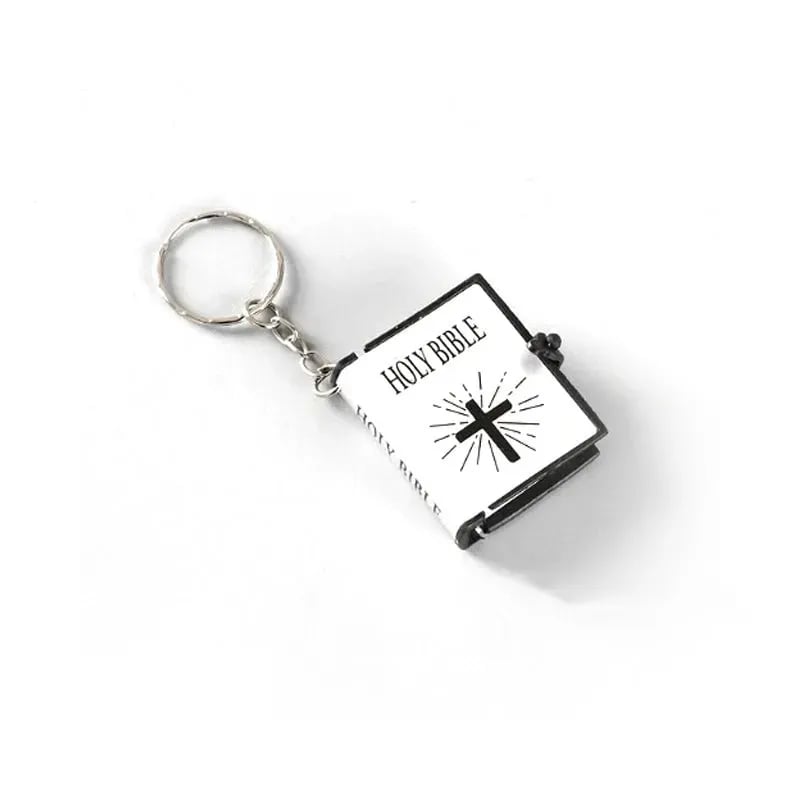 🔥LAST DAY 50% OFF - 📚✨Mini Bible Keychain Pendant