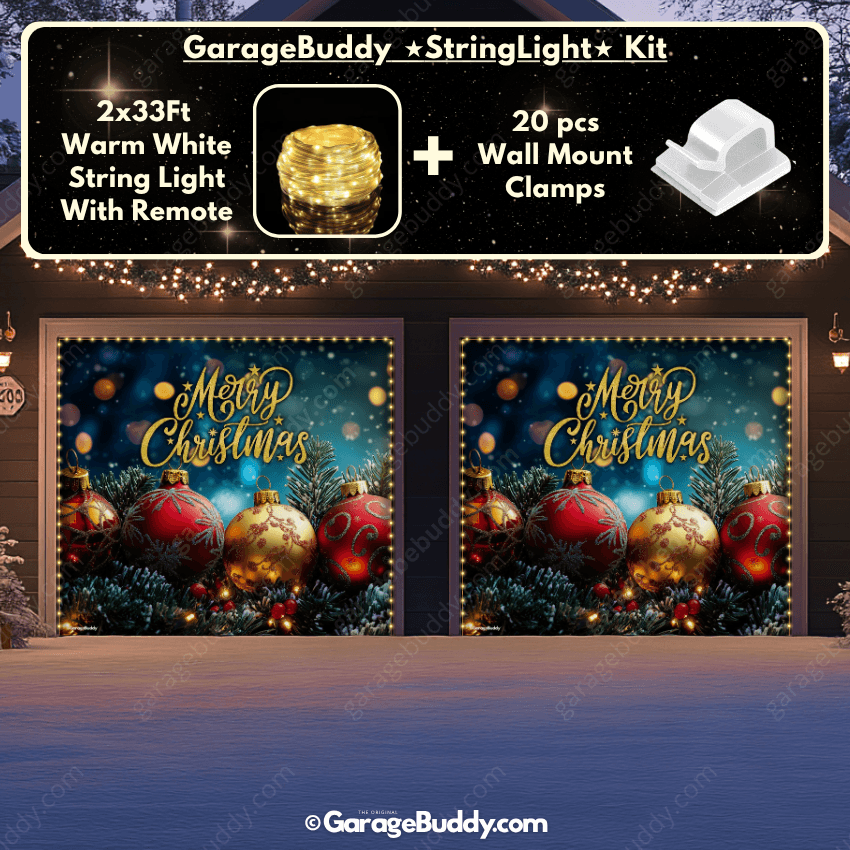 Garage Buddy | Merry Christmas | Christmas Garage Door Cover