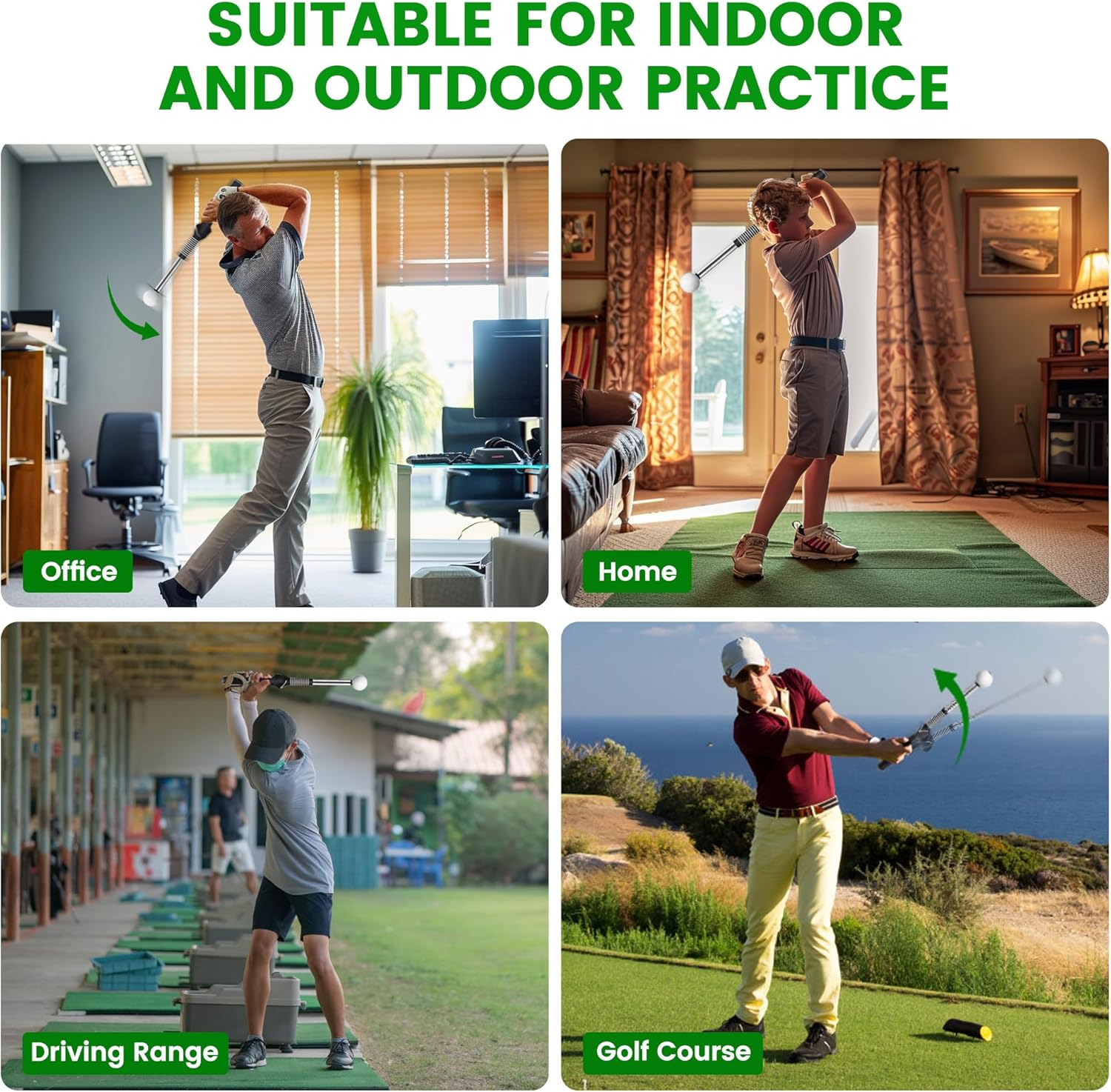 🔥LAST DAY SALE 49% OFF🏌️Retractable Golf Swing Training Aid (BUY 2 FREE SHIPPING)
