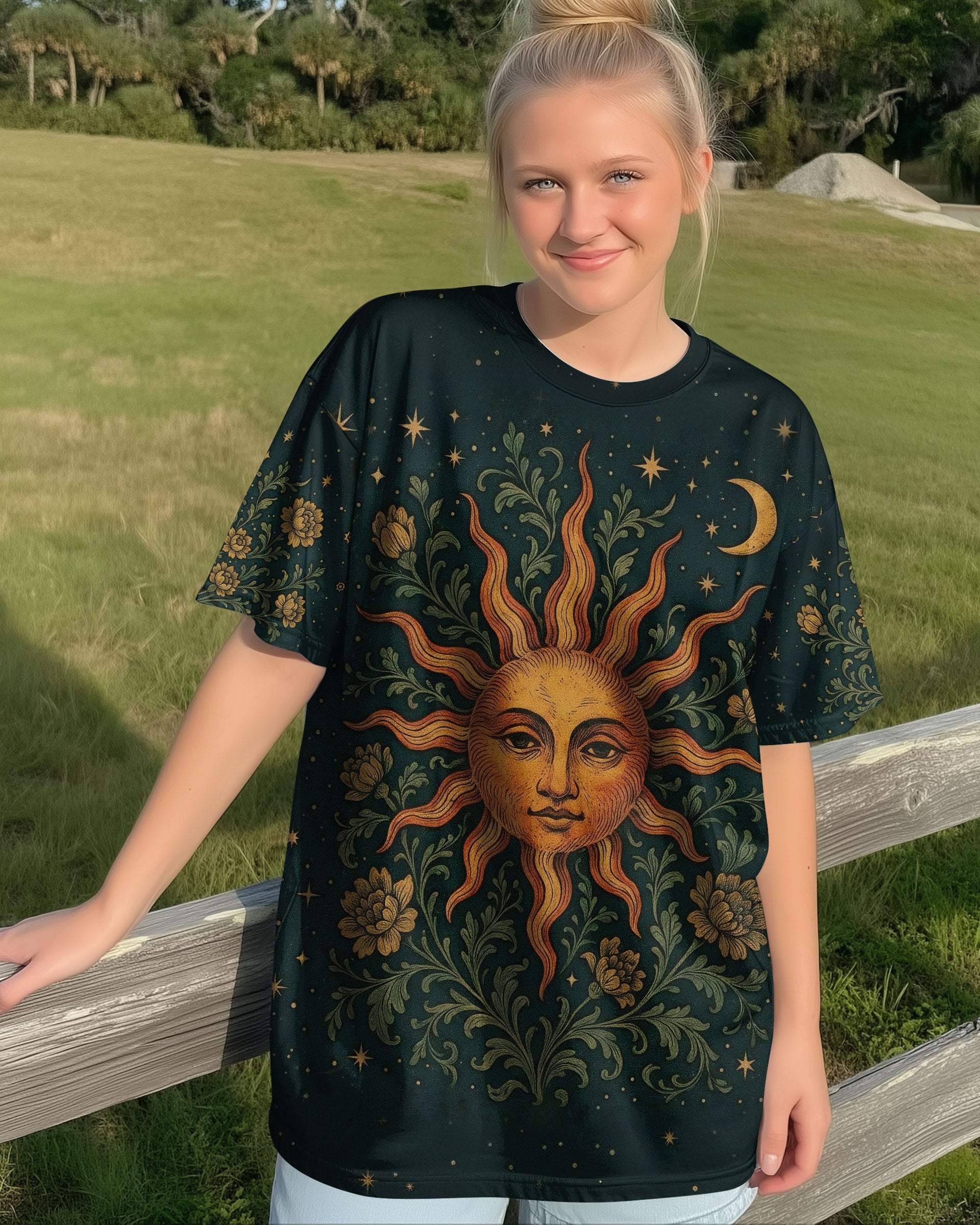SUN AND MOON MYSTIC BLOOM  ALL OVER PRINT - TLTW2511253