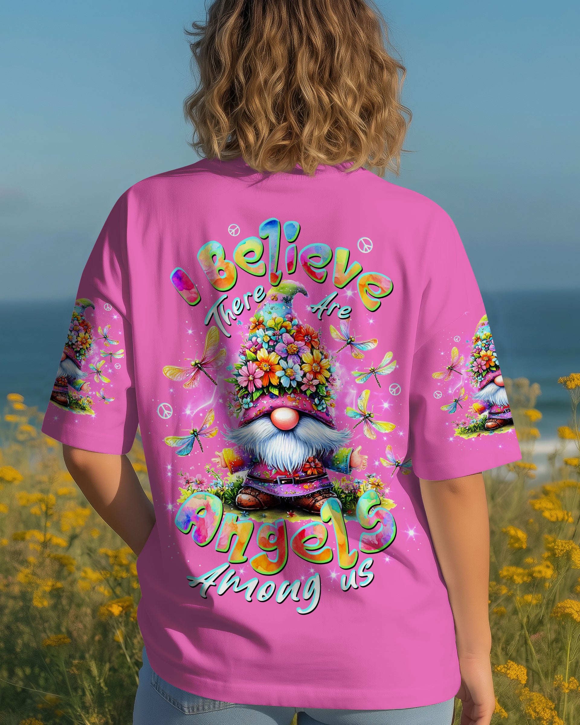 I BELIEVE THERE ARE ANGELS AMONG US GNOME ALL OVER PRINT - TLTW1612253