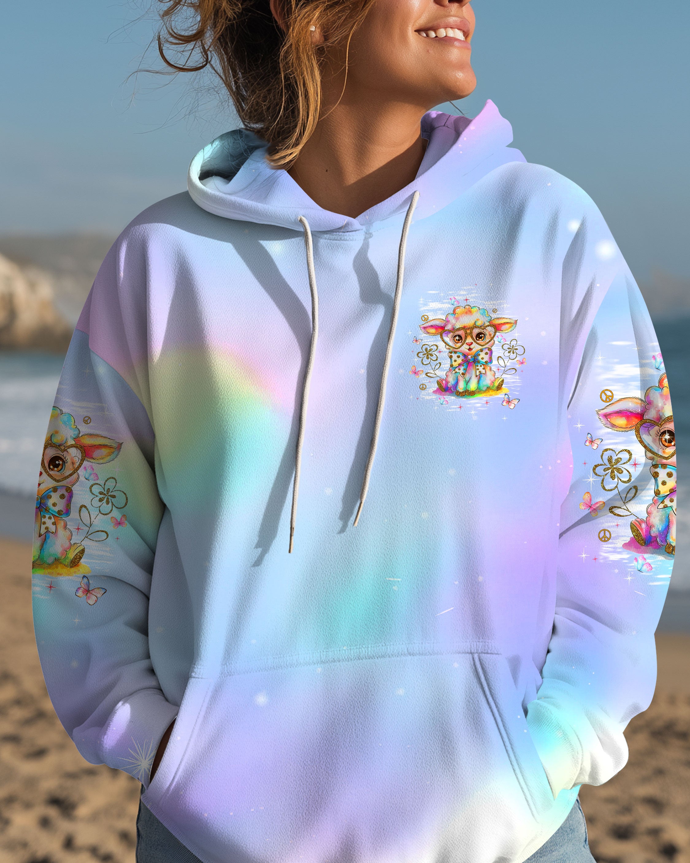 BE YOU THE WORLD WILL ADJUST SHEEP ALL OVER PRINT - TLTW0908253