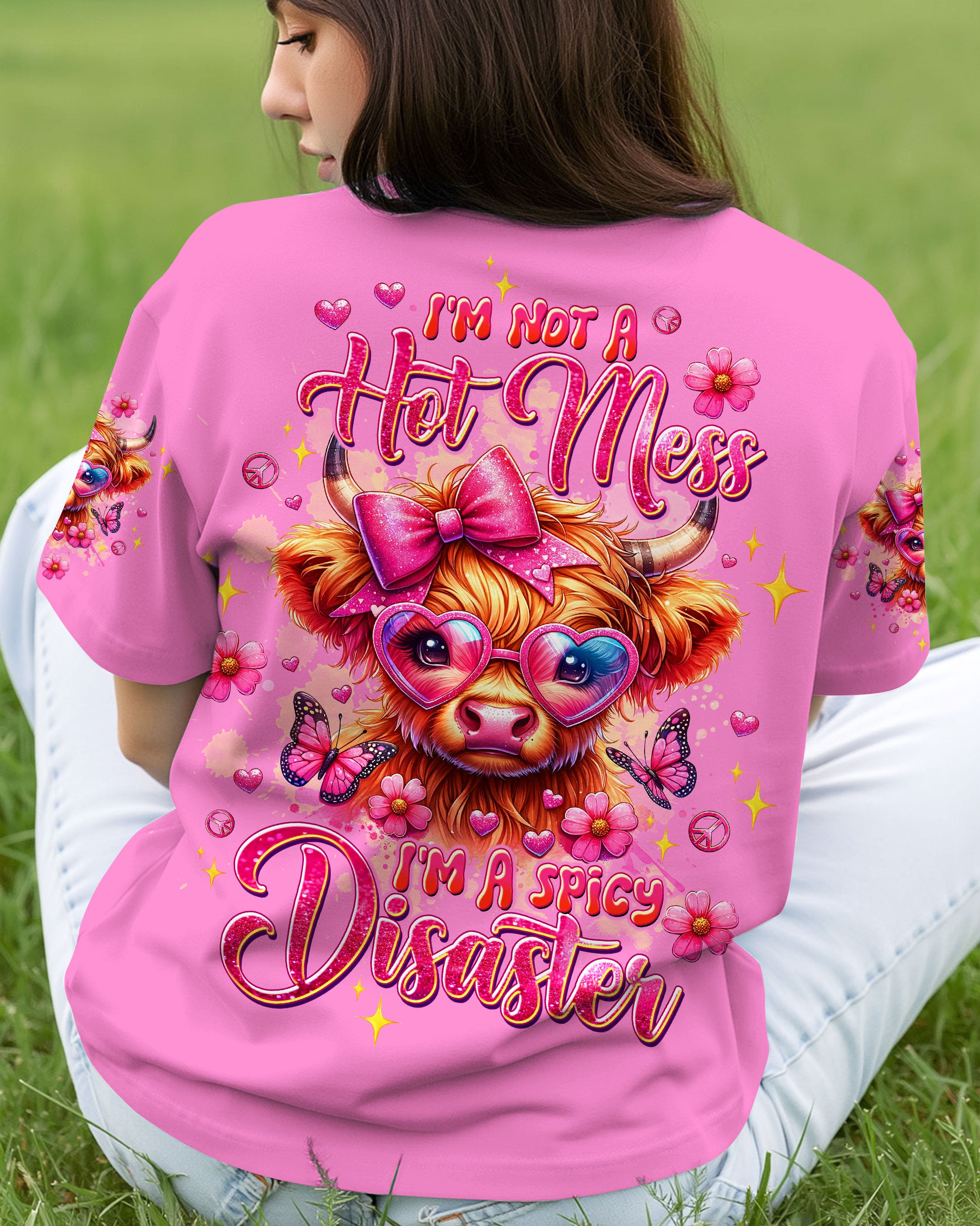 I'M NOT A HOT MESS COW  ALL OVER PRINT - TLTW1010253
