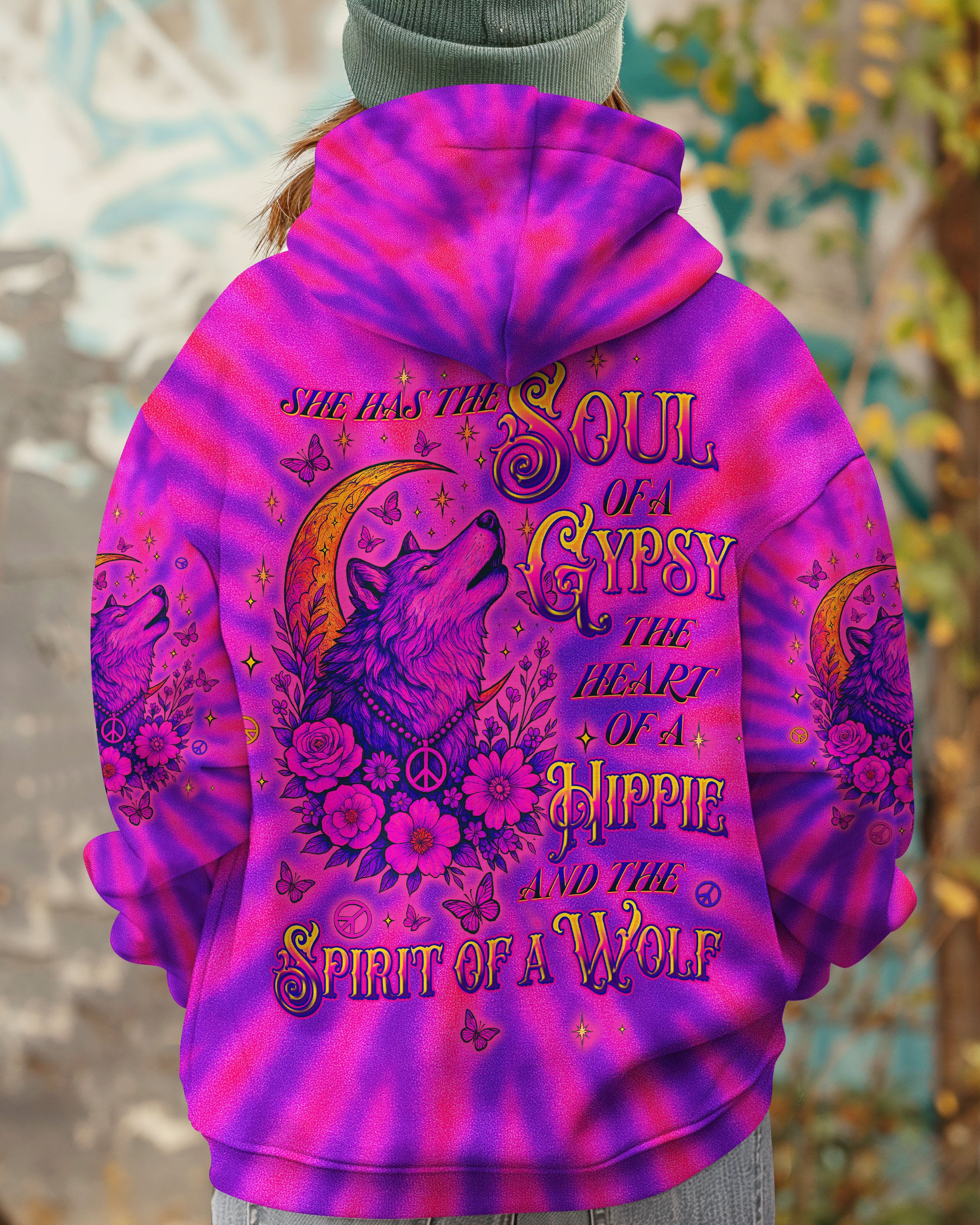 SPIRIT OF A WOLF TIE DYE ALL OVER PRINT - TLTW1107254