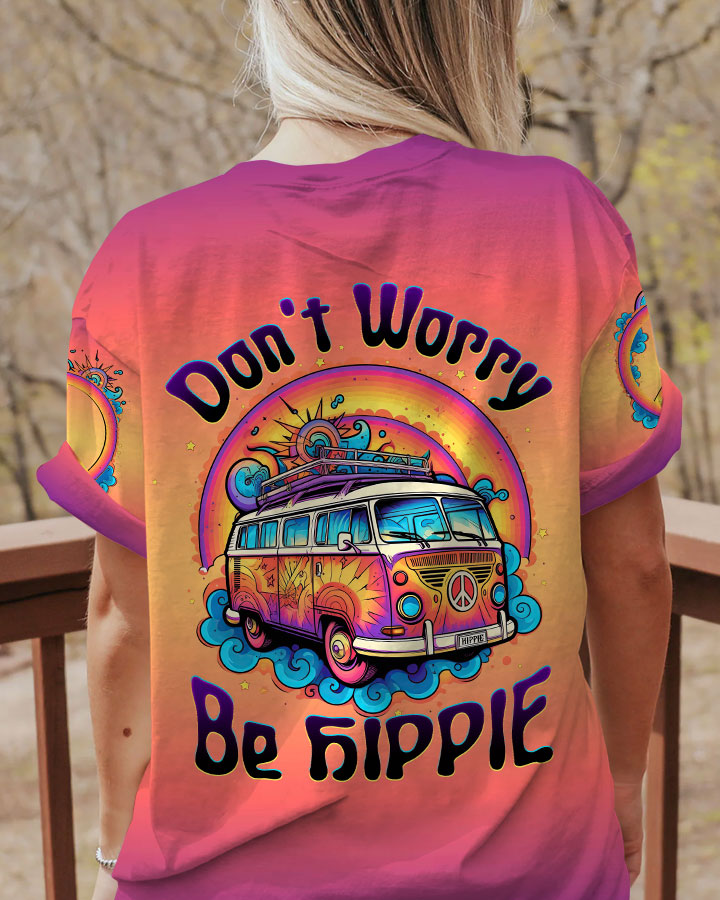 DON'T WORRY BE HIPPIE ALL OVER PRINT - TLTW1205232