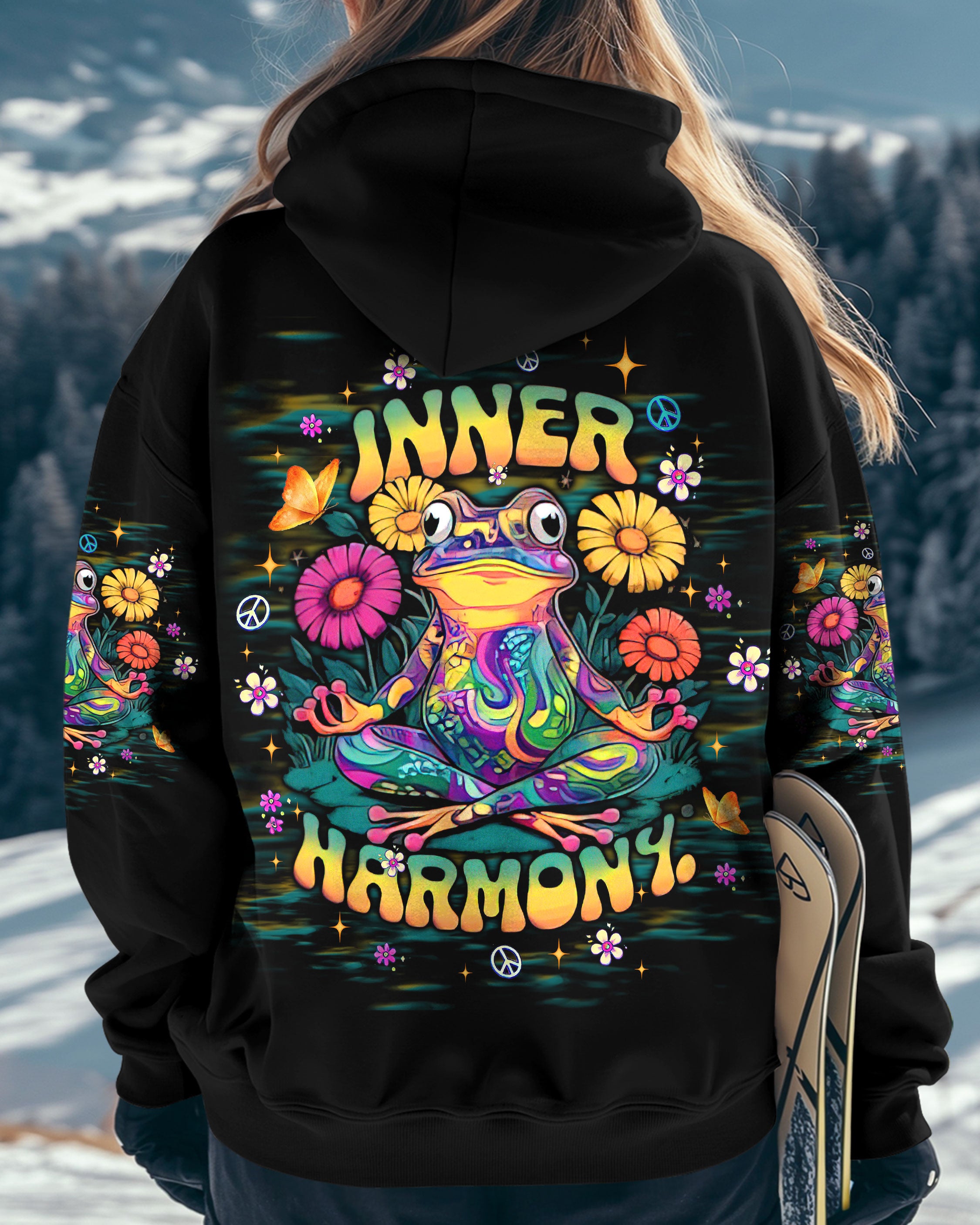 INNER HARMONY FROG ALL OVER PRINT - TLTW1501254