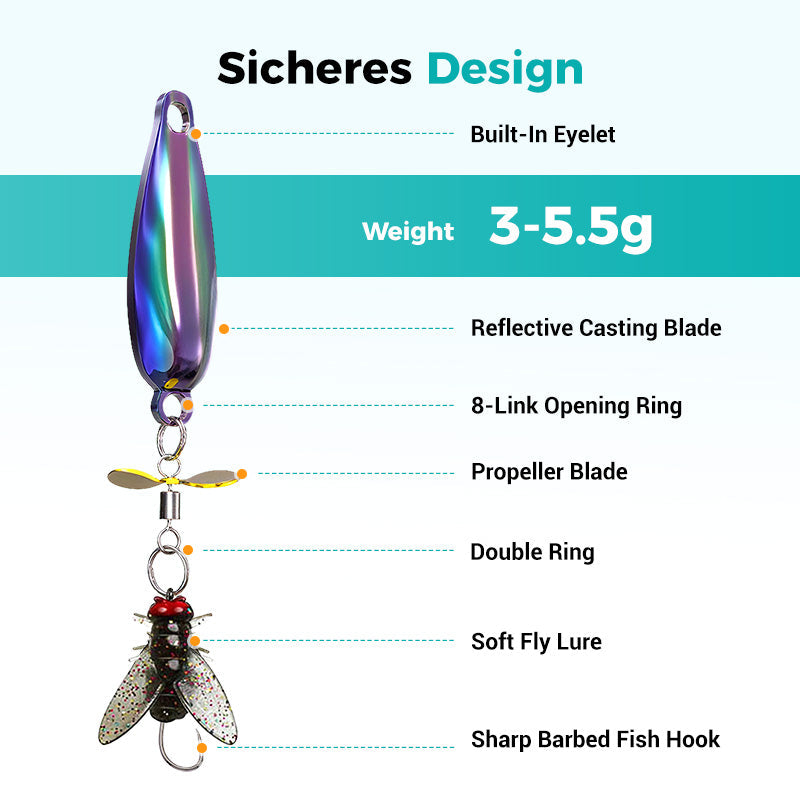 🎣🔥50% OFF!! ✨🎁Metal propeller fishing lure for catching fish✨