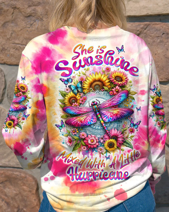 SHE IS SUNSHINE DRAGONFLY ALL OVER PRINT - TLTW1901244