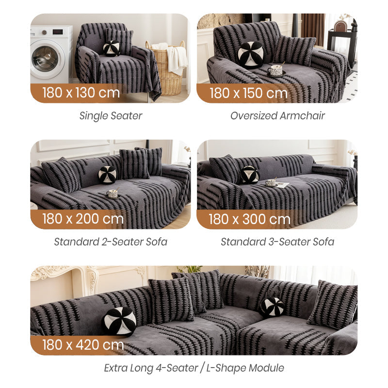 🔥NEW YEAR 50% OFF Sale!🔥Soft Plush Non-Slip Couch Cover