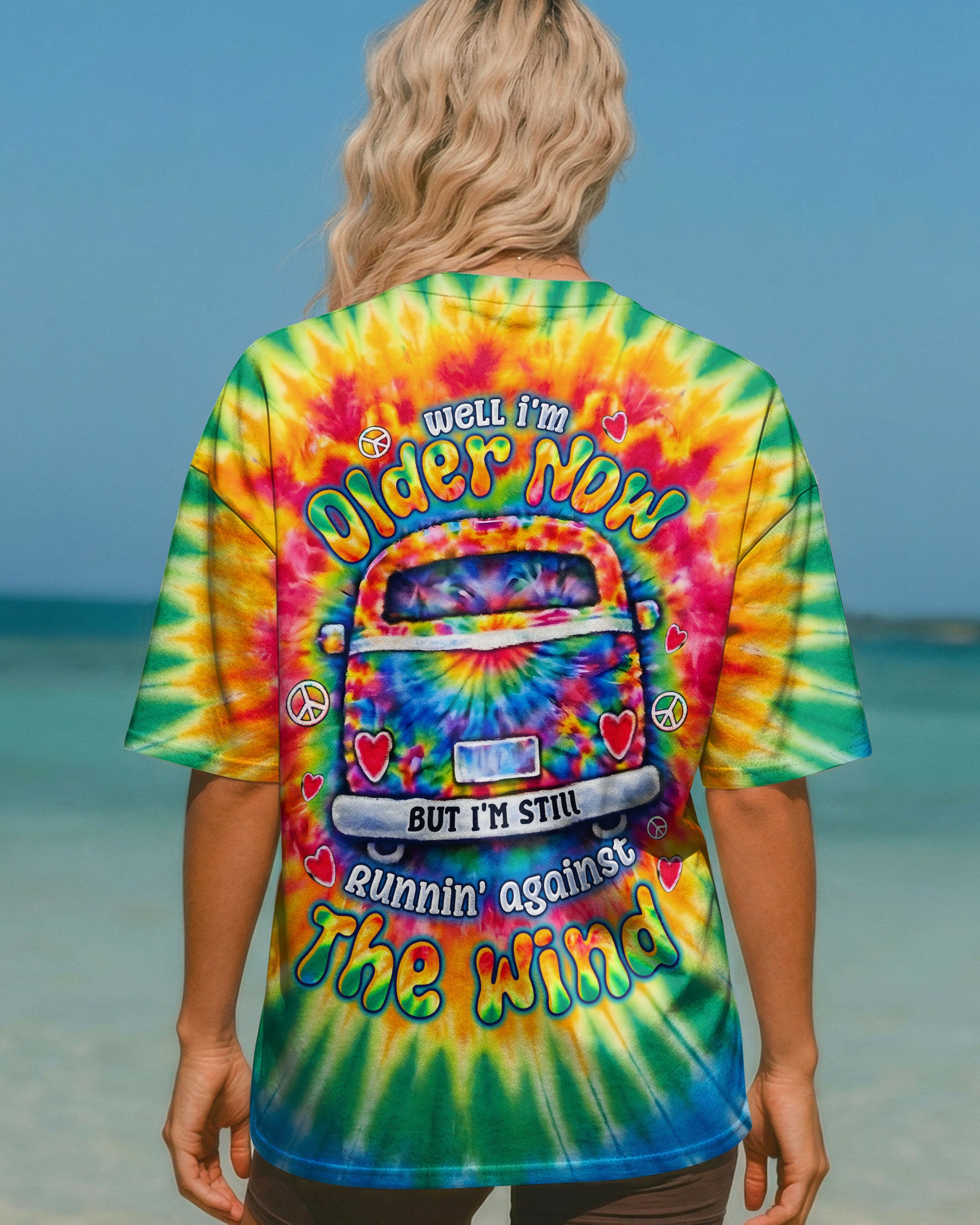 RUNNING AGAINST THE WIND BUS SWIRL ALL OVER PRINT - TLTW1901262