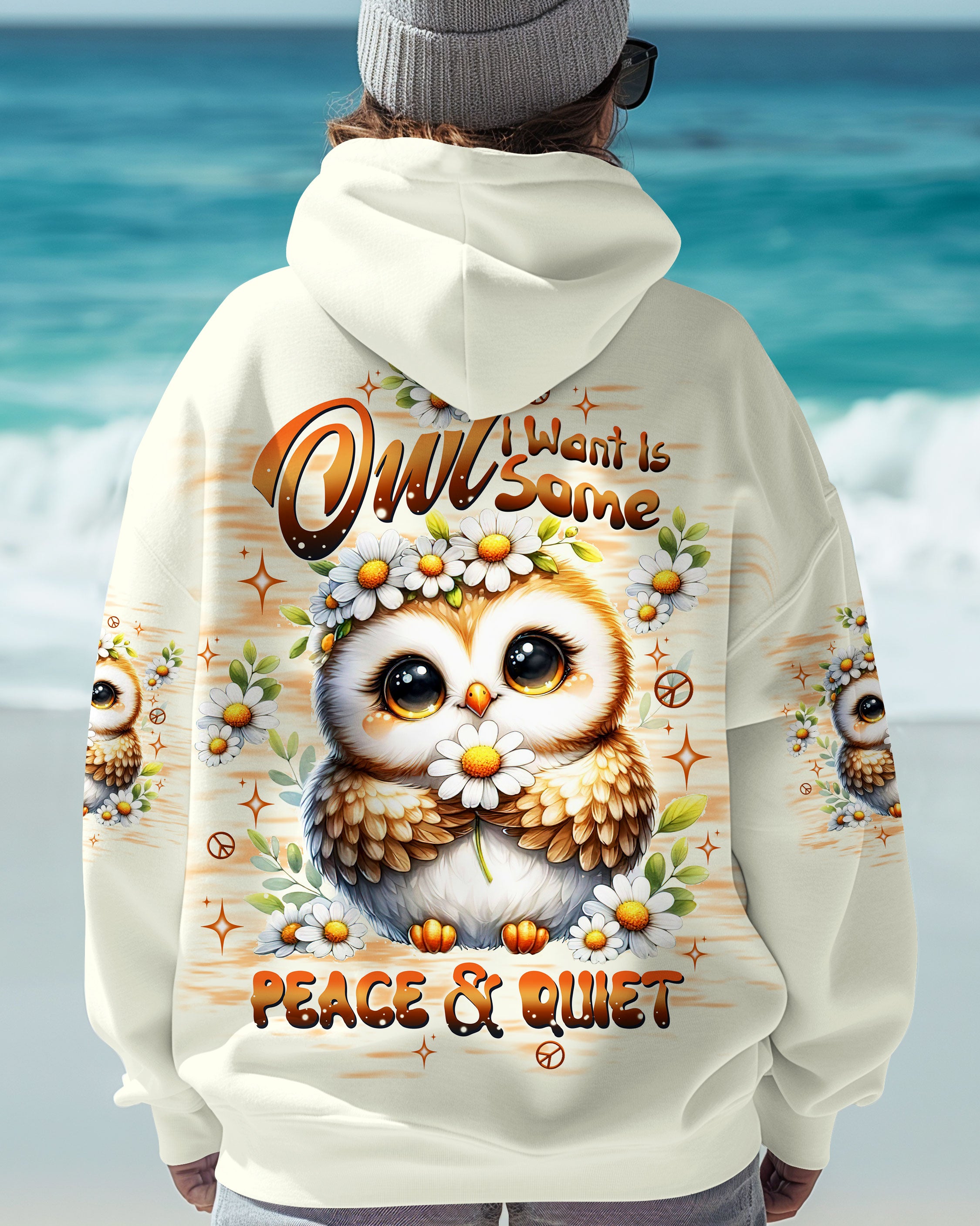OWL I WANT IS SOME PEACE AND QUIET ALL OVER PRINT - TLTW3006254