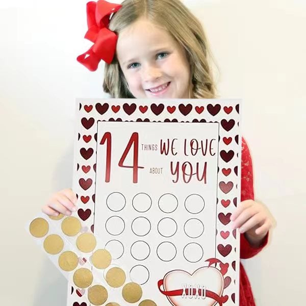🥰Valentine's Scratch Off Advent "14 things I or WE love about you!"💕