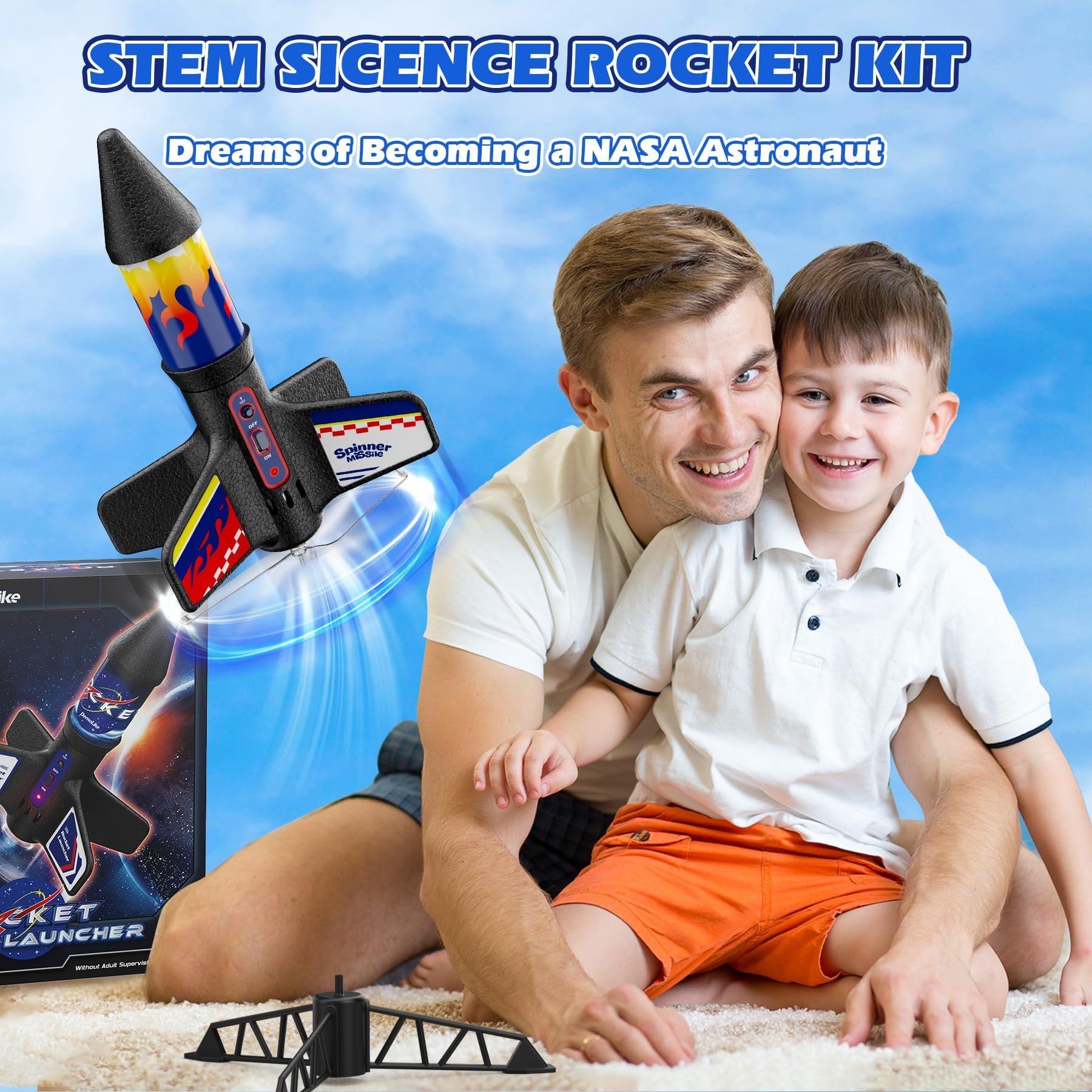 🔥Limited-time discount of 49%🔥Electric Self-Launching Rocket Toy 🚀