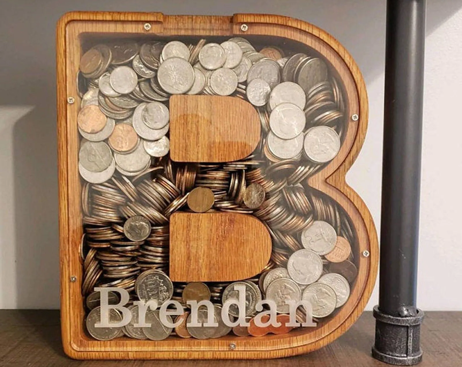 Large Wooden Kids Letter Piggy Bank | Best Christmas Gift🎁