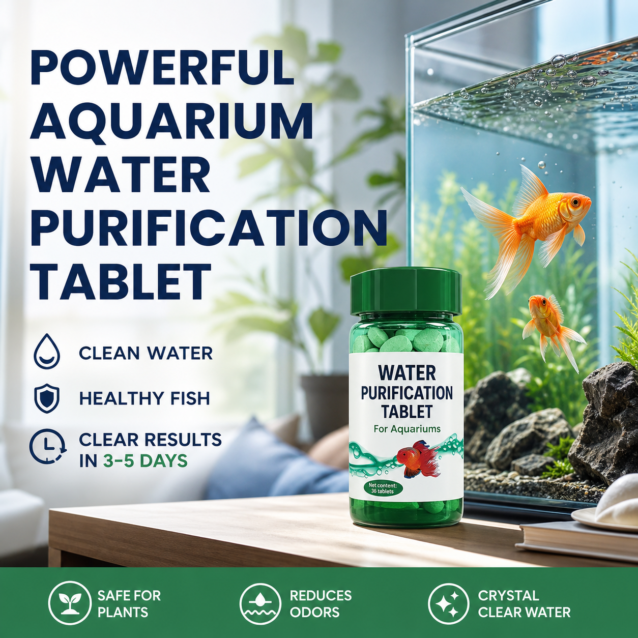Powerful Aquarium Water Purification Tablet