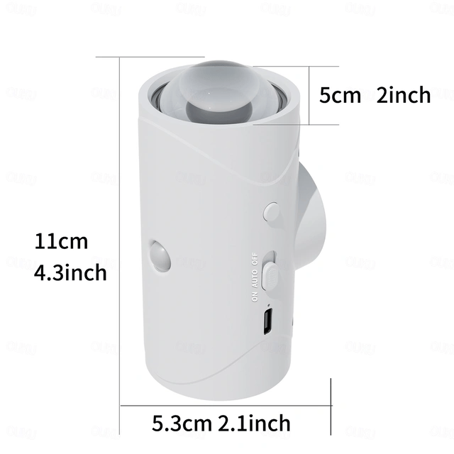 Smart LED Motion Sensor Night Light - RGB Gradient Dimmable Wall Lamp