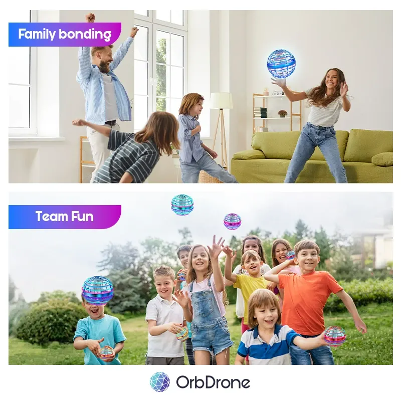 OrbDrone - 🎄Early Christmas Sale-50% OFF🎁 Flying Orb Pro Spinner Mini Drone