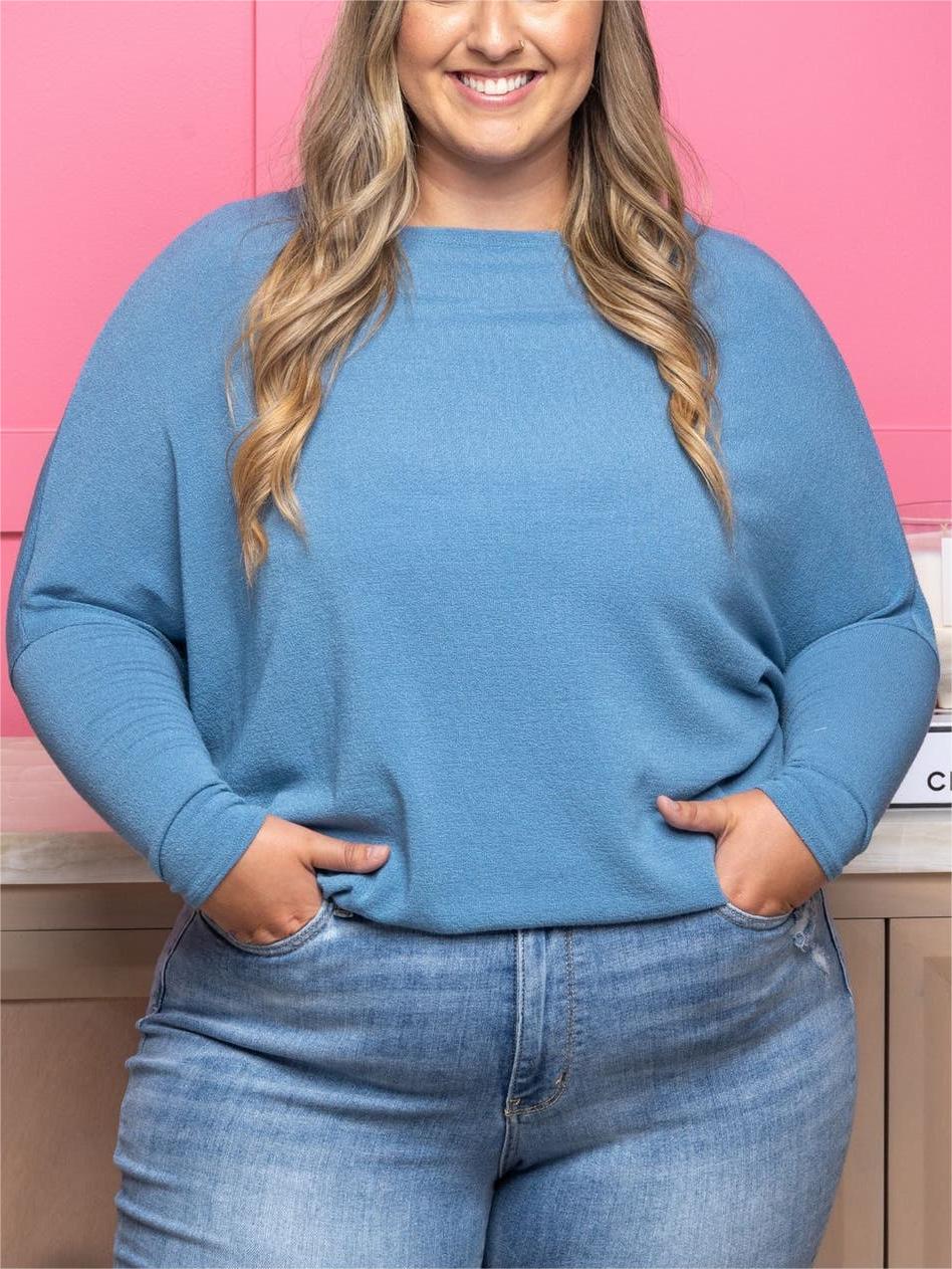 💥LAST DAY SALE 49% OFF💥-👚"Dreamy Knit" Boatneck Dolman Top